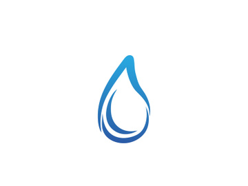 Water drop Logo Template vector illustration design - Vector. preview picture