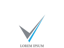 V  Logo Template vector icon illustration design