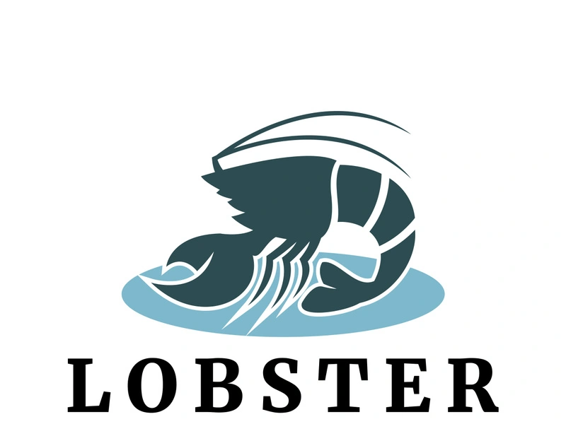 Vintage lobster logo