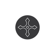 ninja weapons vector logo