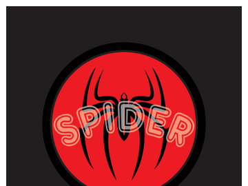 Spider logo icon design vector template preview picture