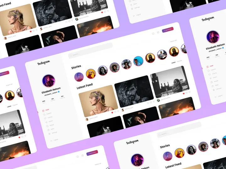 Instagram Desktop Redesign