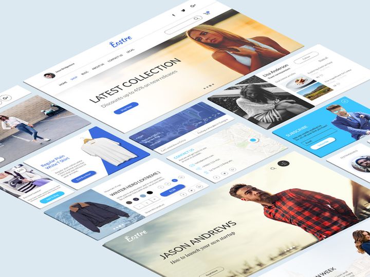 Eostrore UI Kit v1.0(by Uilarax) | Stylish UI Kit for versatile website projects