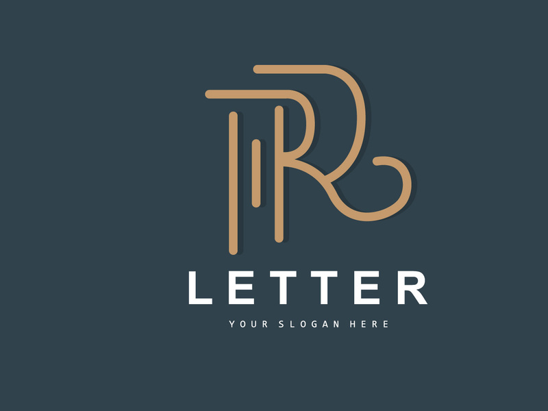 R Letter Logo, Vector Alphabet Symbol