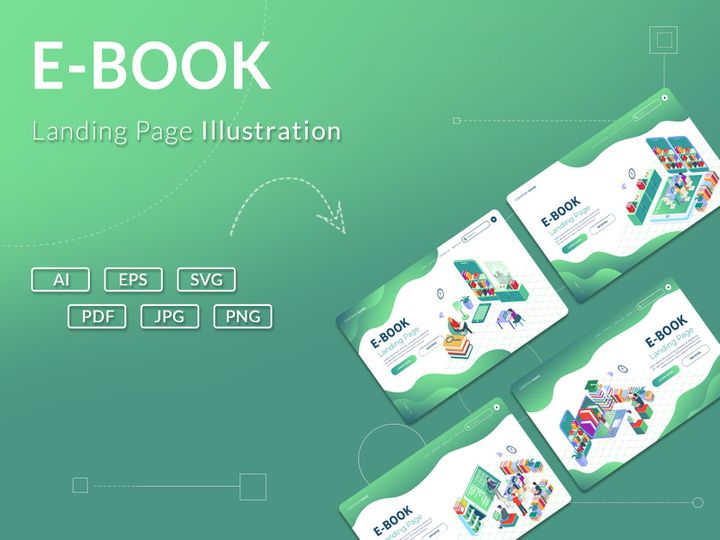 [Vol. 8] Ebook - Landing Page Illustration