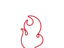 Fire flame logo vector illustration desig