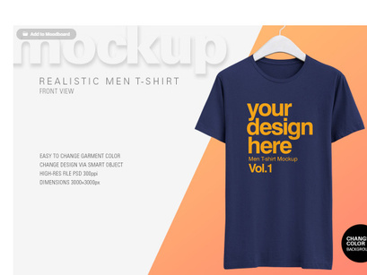 [Free] T-Shirt on a White Hanger Mockup by Malli Graphics ~ EpicPxls