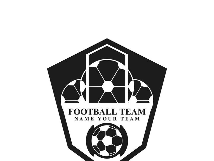 Football logo icon design and symbol soccer club vector