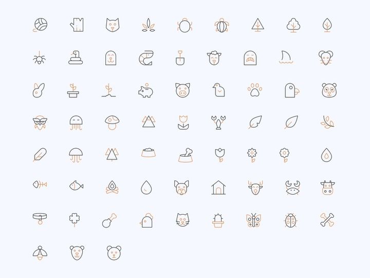 Animals & Nature Icons
