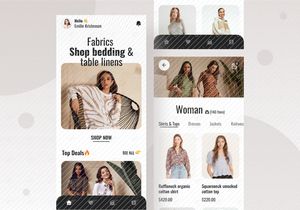 Women's Fashion store app UI Kit