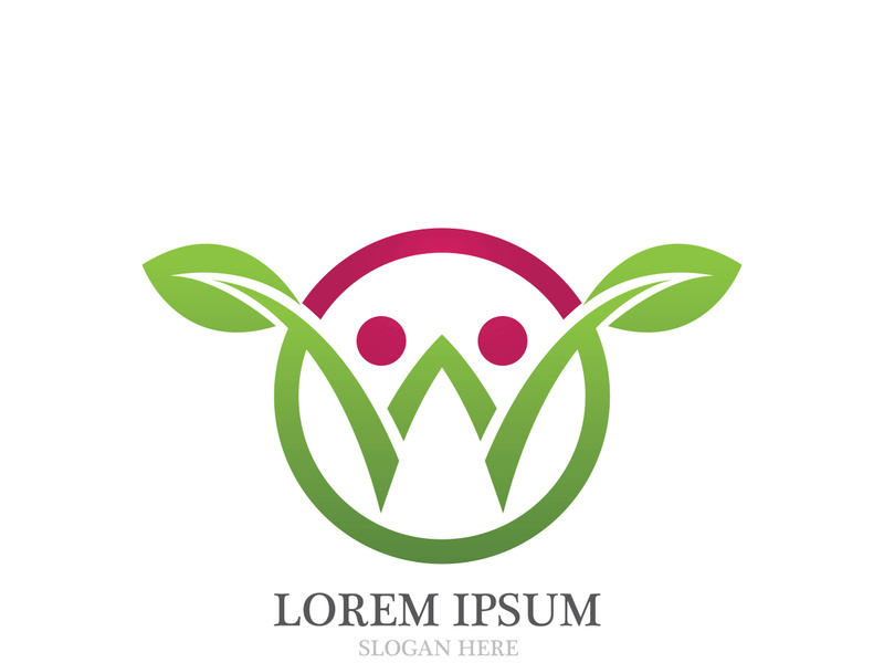 W Letter Logo Template vector illustration design