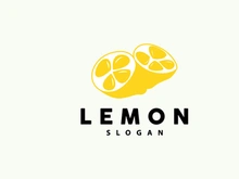 Lemon Logo, Luxurious Elegant Minimalist Design