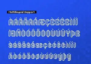 Bitmap Loft | Pixelated Font
