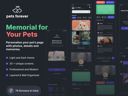 Pets Forever App Template