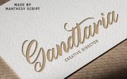 Manthesy - Brush Script Font