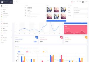 Guru Able Bootstrap 4 Admin template