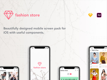 Fashion Store E-Commerce UI-Kit preview picture