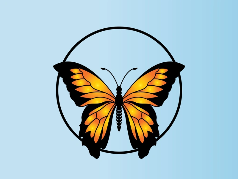 Butterfly logo design