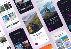 Travel Minimalist UI Kit