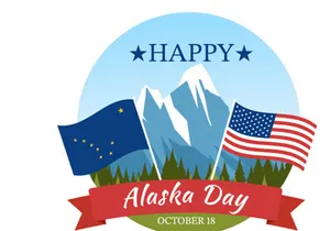 15 Happy Alaska Day Illustration