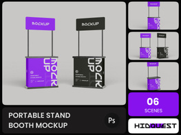 Portable Stand Booth Mockup preview picture