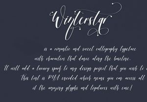 Winterstar Script Font