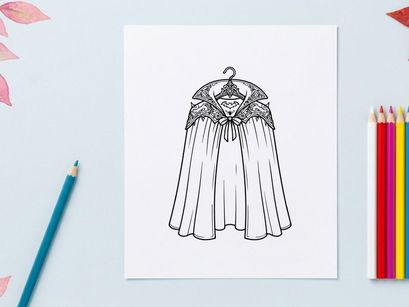 Capa de casamento branca elegante em renda drapeada sobre cabide. Xale nupcial luxuoso com bordado floral intrincado para cerimônias.