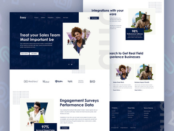 Easiy II Landing Page design-2 preview picture