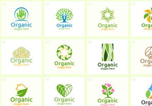 50 Organic Logo Bundle