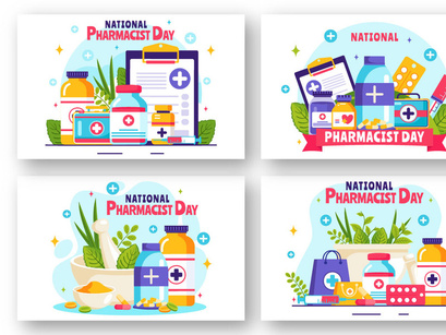 10 World Pharmacists Day Illustration