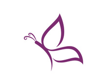 Beauty Butterfly Logo vector template