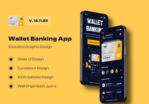 Wallet Banking App UI Kits
