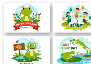 12 Happy Leap Day Illustration