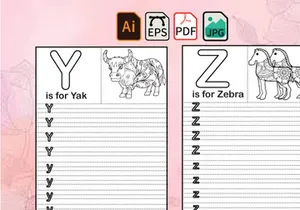 Alphabet Tracing Book For Kids