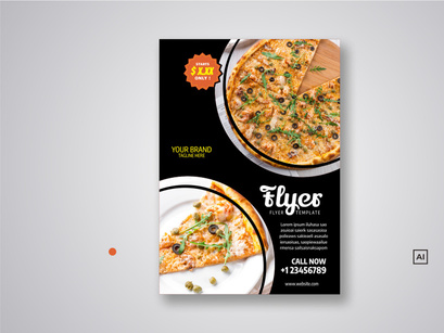 Restaurant Flyer Template Bundle V05