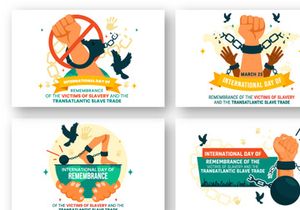 12 Remembrance of the Victims of Slavery and Slave Trade Illustration