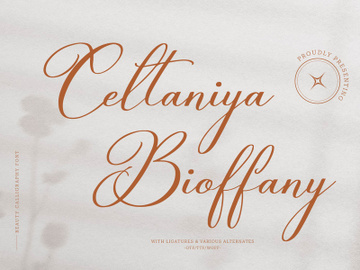 Celtaniya Bioffany | Calligraphy Script preview picture