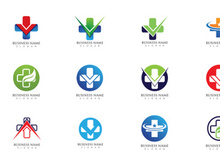 Hospital Medical Cros Green Nature Health Logo v2