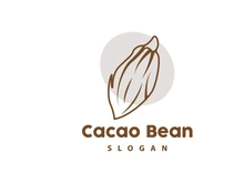 Cacao Logo, Cocoa Fruit Plant Logo