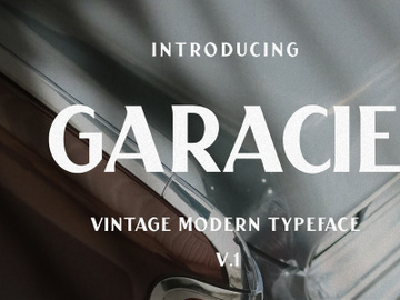 Garacie Vintage Modern Typeface preview picture