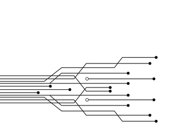 Circuit vector illustration preview picture