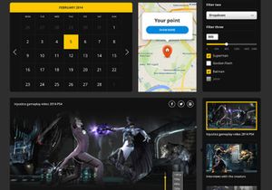 Hero All Free PSD UI Kit
