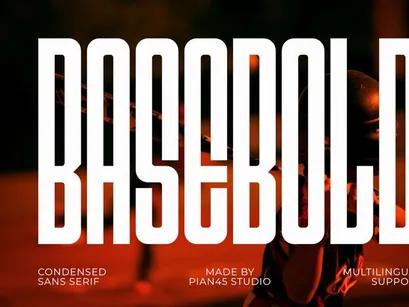 Basebold - Condensed Sans Serif Font