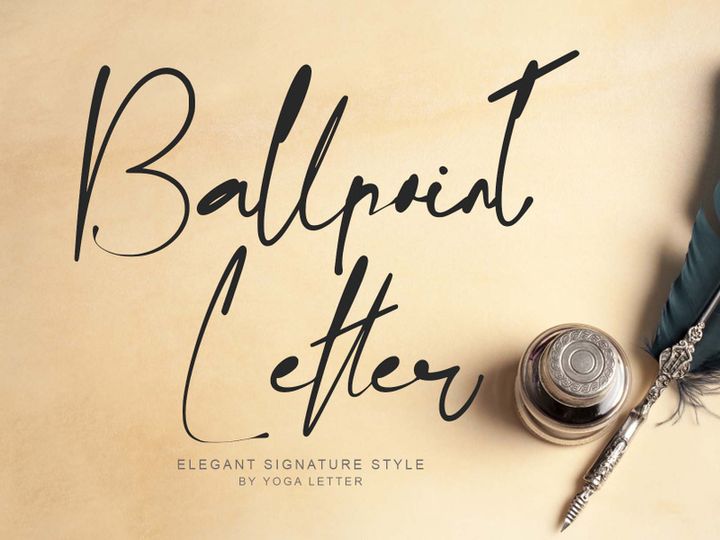 Ballpoint Letter