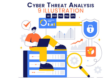 9 Cyber Threat Analysis Illustration preview picture