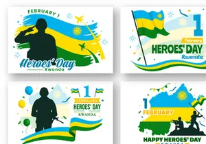 12 Rwanda Heroes Day Illustration