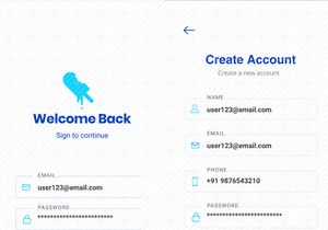 Mobile App Login And Signup