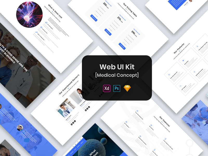 Web UI Kit Medical-02