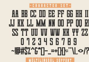 Sunrise Cowboy - Modern Slab Serif Font