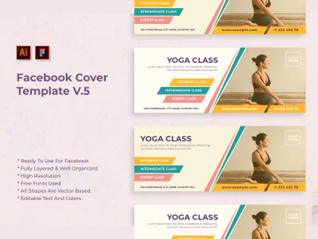 Facebook Cover Template V.5 preview picture